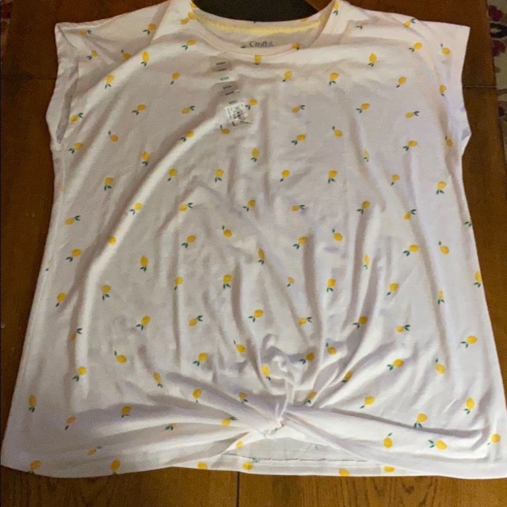 Womans Craft and Barrow Size med lemon t-s…